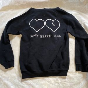 Young blood black hearts club hoodie